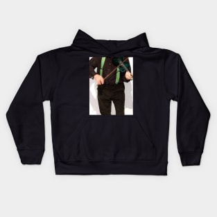 The Fiddle Player Kids Hoodie